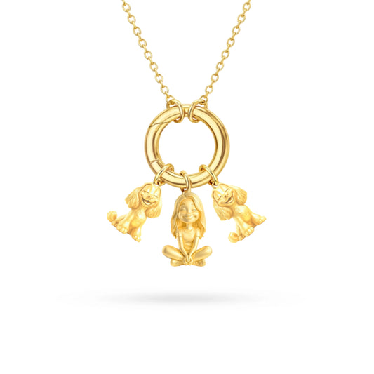Soulyshine Cavalier Purest - The Petite Companion Charm Necklace