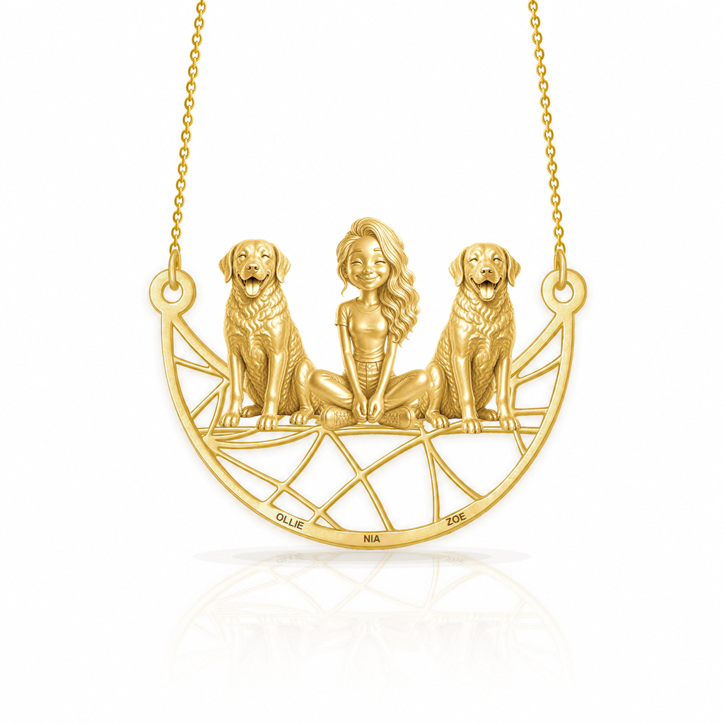 Soulyshine Chesapeake Bay Retriever personalized companion necklace