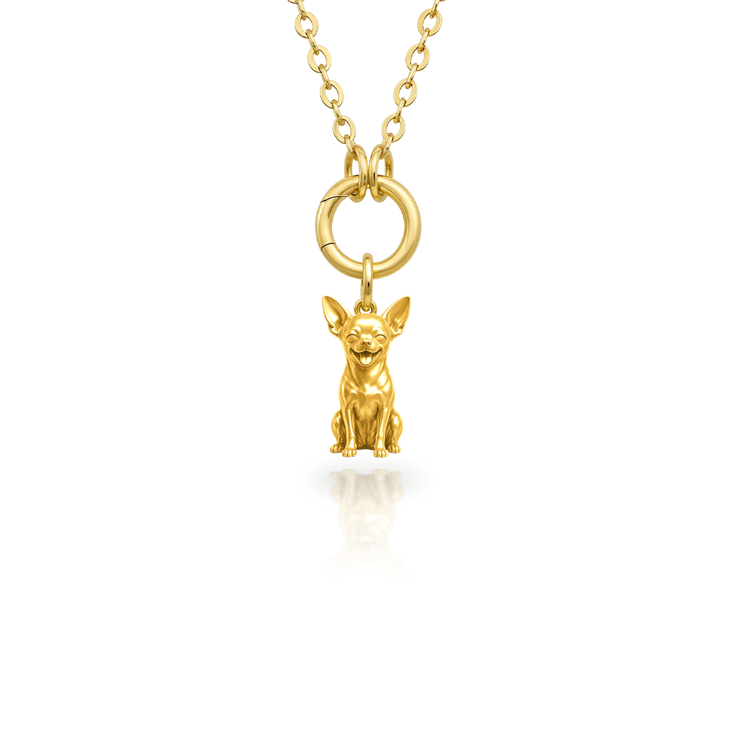Chihuahua-short-hair - 18K Gold Vermeil - 1st
