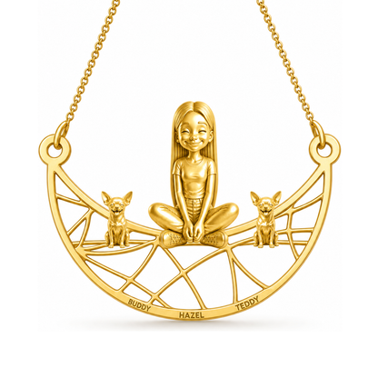 Chihuahua - short hair - 18K Gold Vermeil - 1st