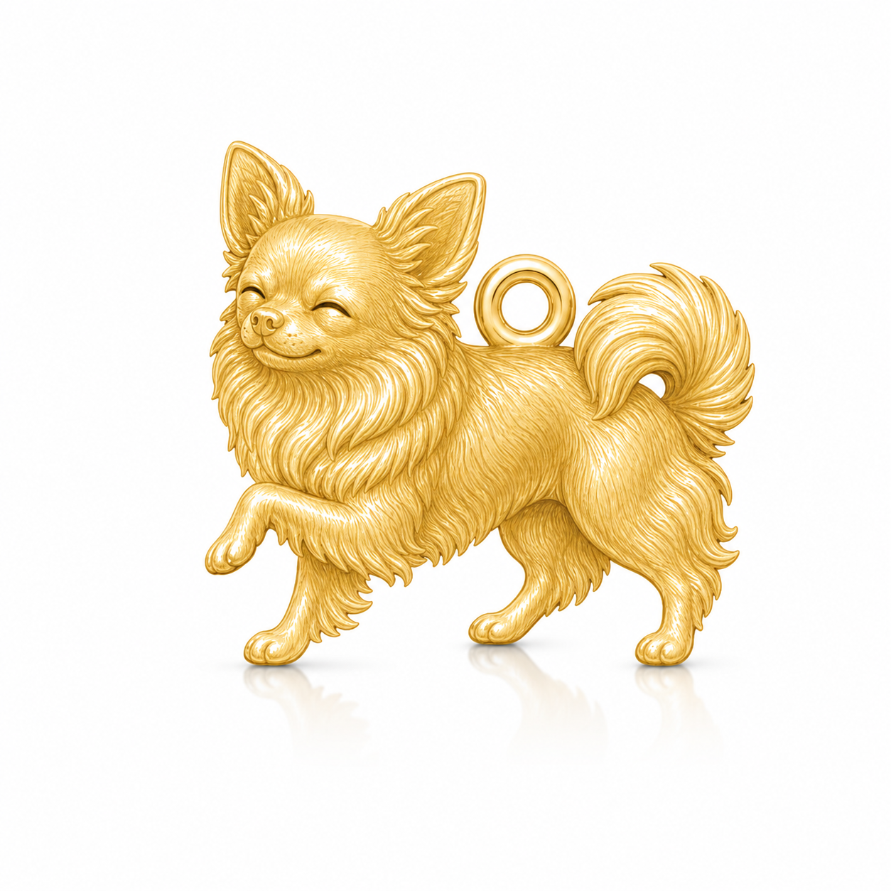 Soulyshine Chihuahua long hair Personalized Pet Companion Charm Only