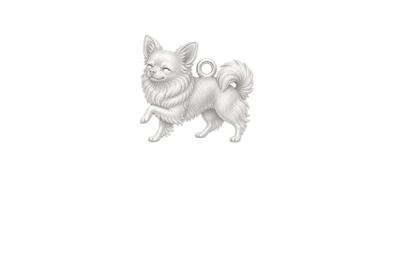 Soulyshine Chihuahua long hair Little Love Charm Only - Image 1