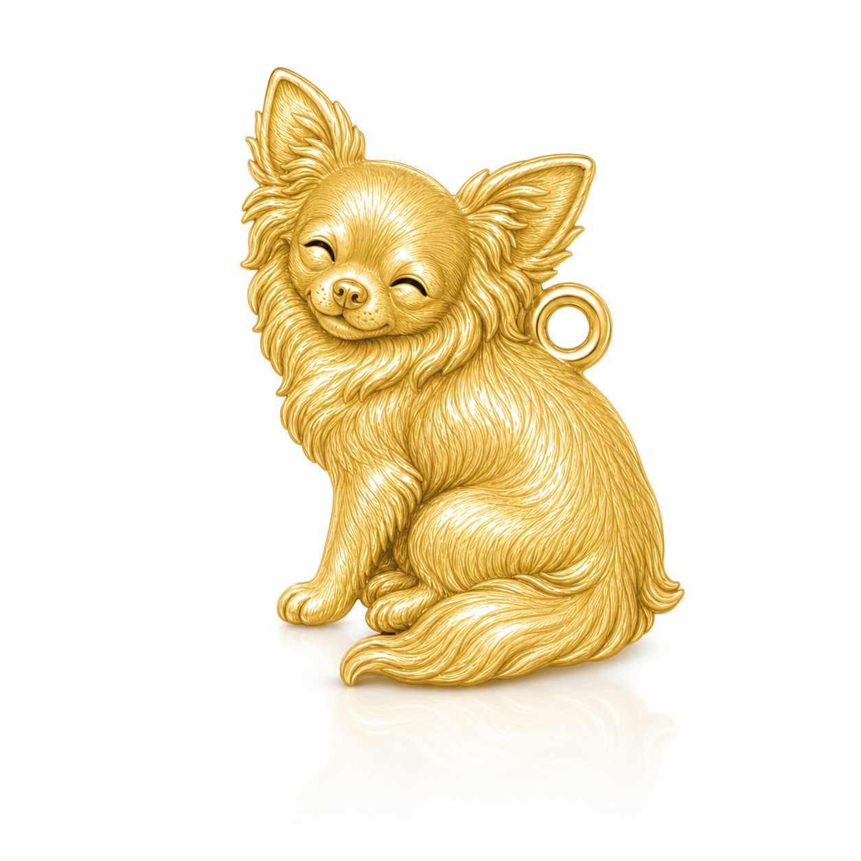 Soulyshine Chihuahua long hair Personalized Pet Companion Charm Only