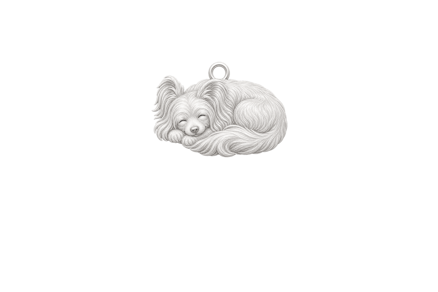 Soulyshine Chinese Crested powderpuff Little Love Charm Only - Image 1