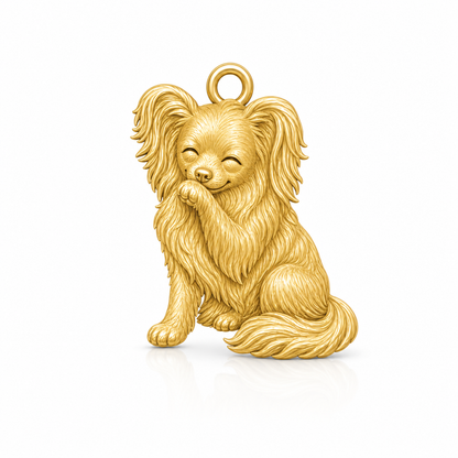 Soulyshine Chinese Crested powderpuff Personalized Pet Companion Charm Only