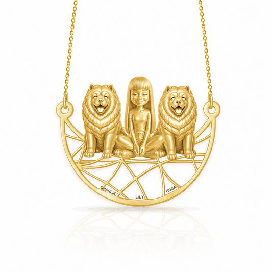 Chow Chow - 18K Gold Vermeil - 1st