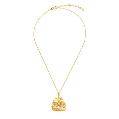 Soulyshine Personalized Christmas Couple Growing Old Together - Handmade Necklace in Silver/14K Gold Vermeil