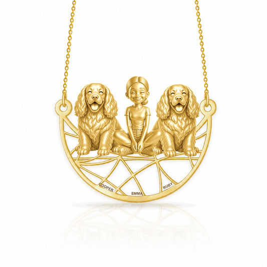 Clumber Spaniel - 18K Gold Vermeil - 1st