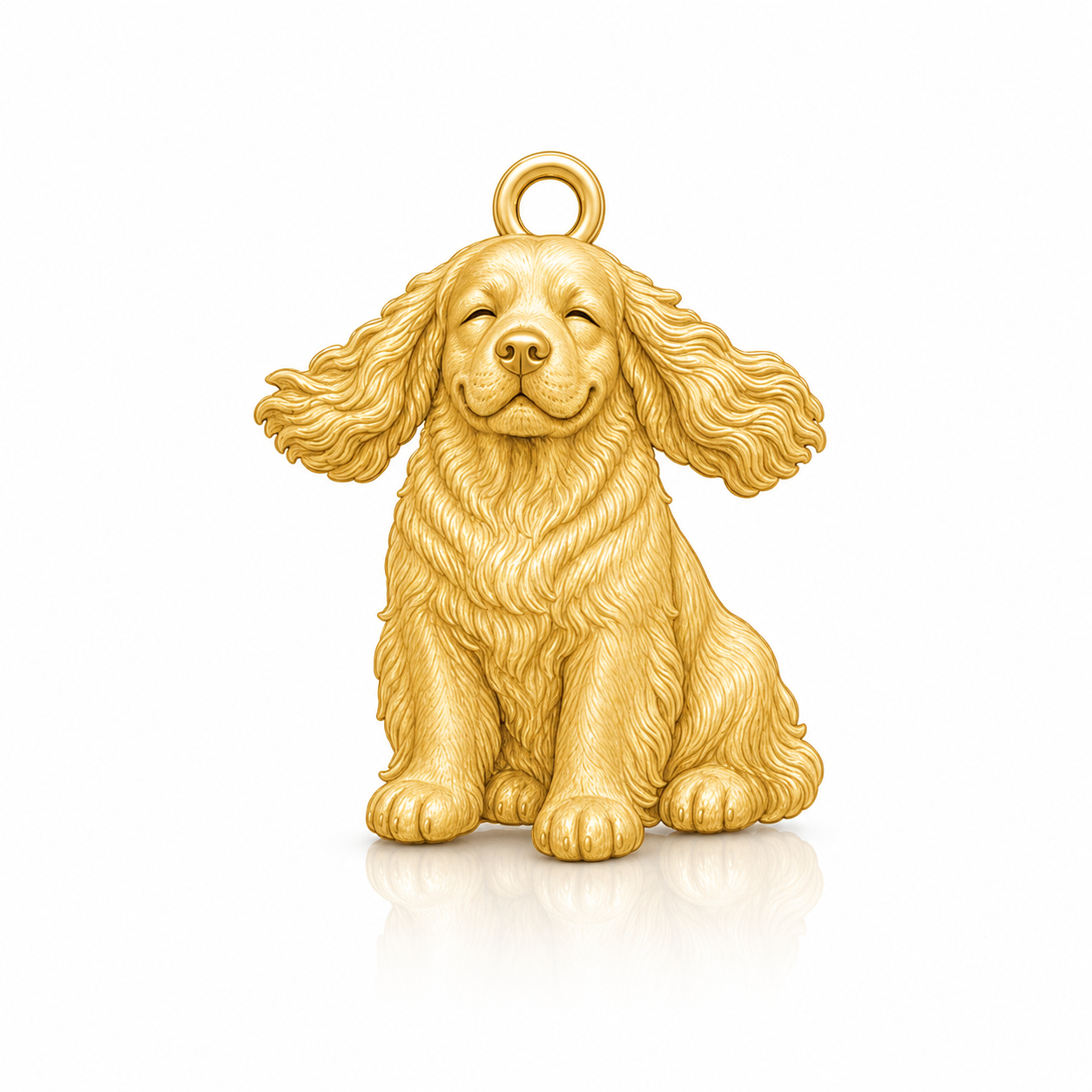 Soulyshine Clumber Spaniel Personalized Pet Companion Charm Only