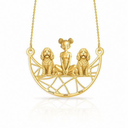 Soulyshine Cockapoo personalized companion necklace