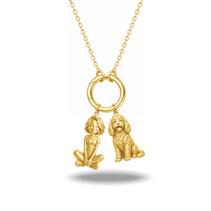 Cockapoo - 18K Gold Vermeil - 1st