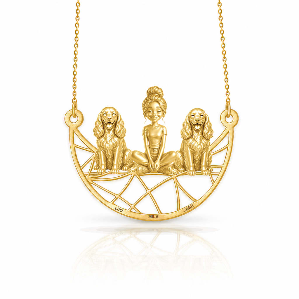 Cocker Spaniel - 18K Gold Vermeil - 1st