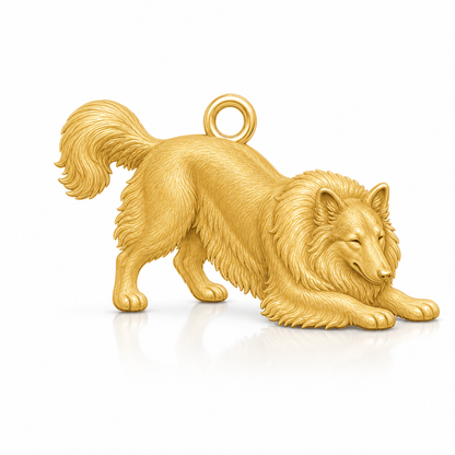 Soulyshine Collie rough coat Personalized Pet Companion Charm Only