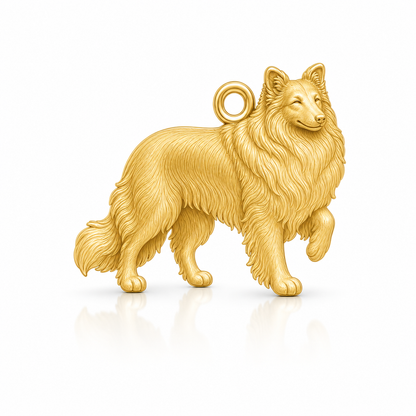 Soulyshine Collie rough coat Personalized Pet Companion Charm Only