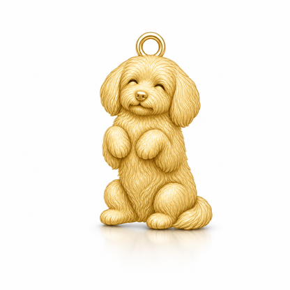 Soulyshine Coton de Tulear Personalized Pet Companion Charm Only