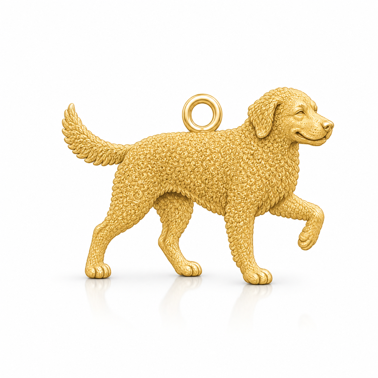 Soulyshine Curly Coated Retriever Personalized Pet Companion Charm Only