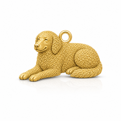 Soulyshine Curly Coated Retriever Personalized Pet Companion Charm Only