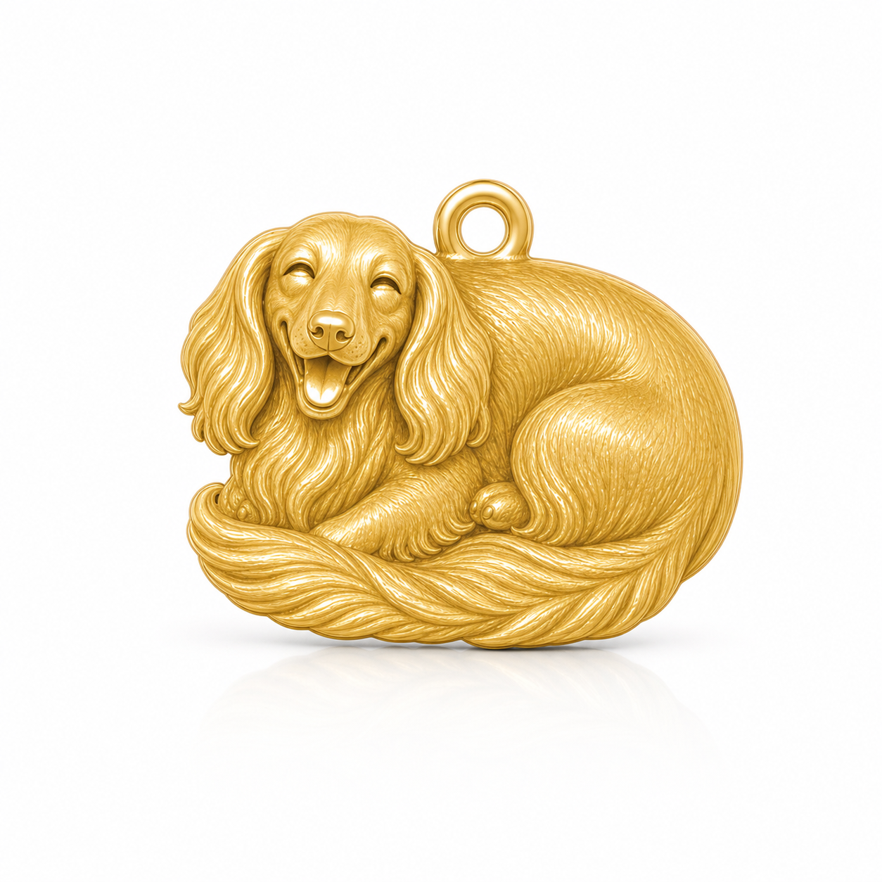 Soulyshine Dachshund longhair Personalized Pet Companion Charm Only