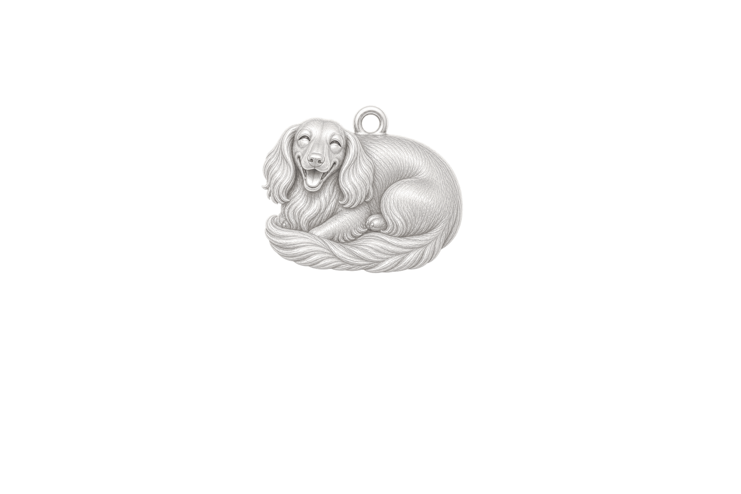 Soulyshine Dachshund longhair Little Love Charm Only - Image 1