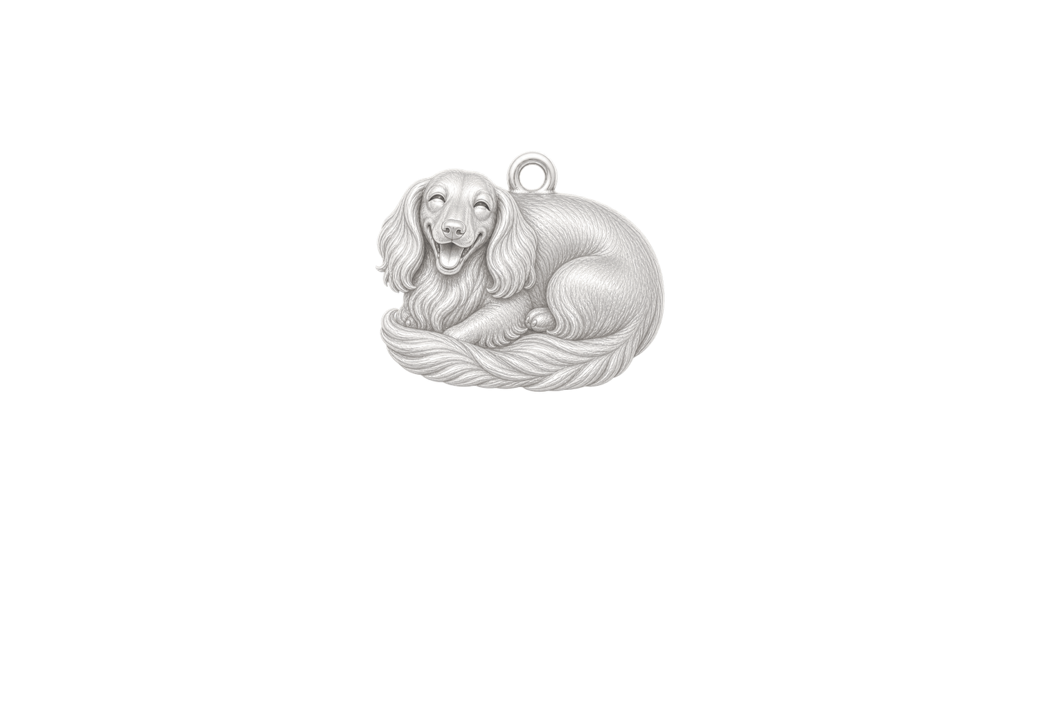Soulyshine Dachshund longhair Little Love Charm Only - Image 1