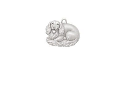 Soulyshine Dachshund longhair Little Love Charm Only - Image 1