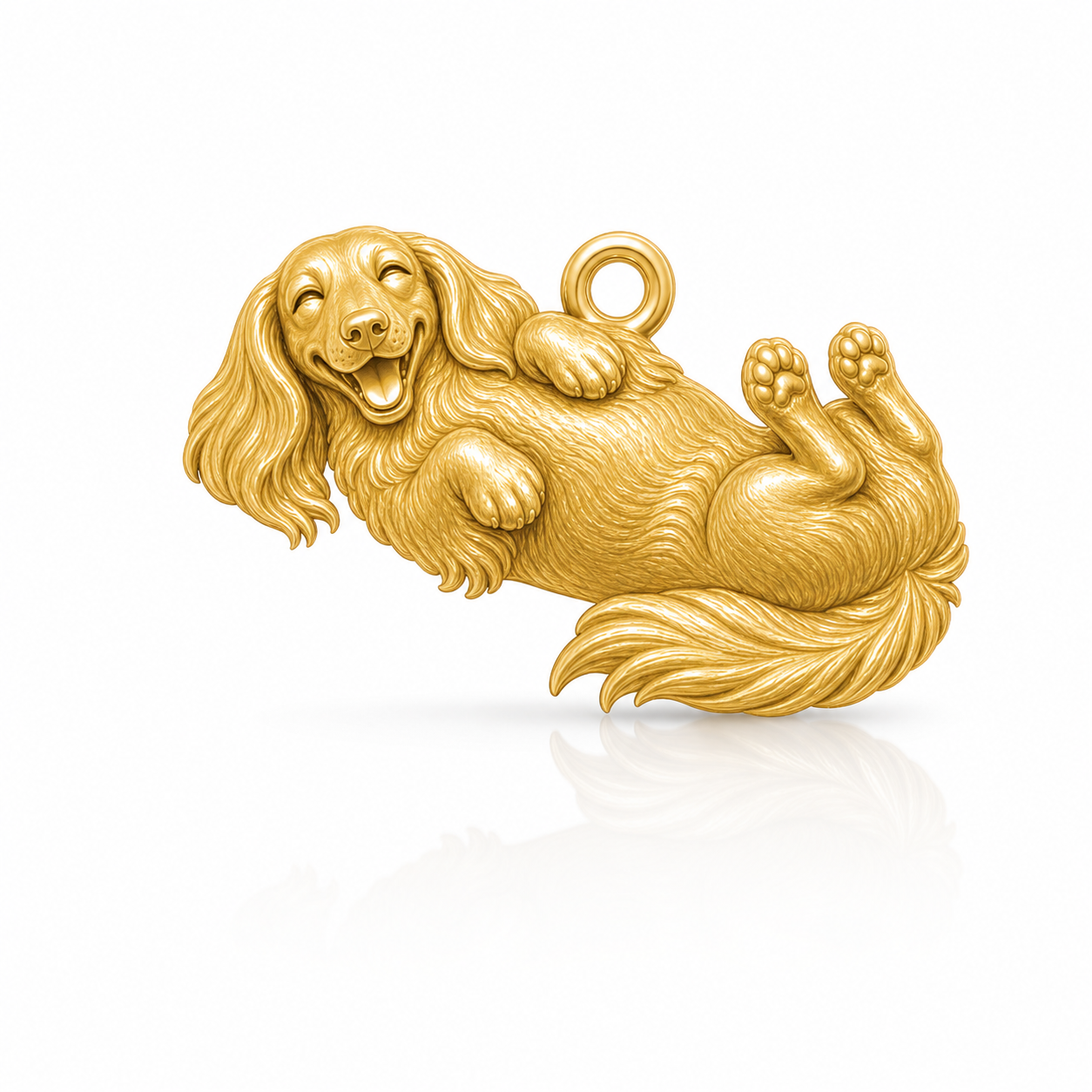 Soulyshine Dachshund longhair Personalized Pet Companion Charm Only