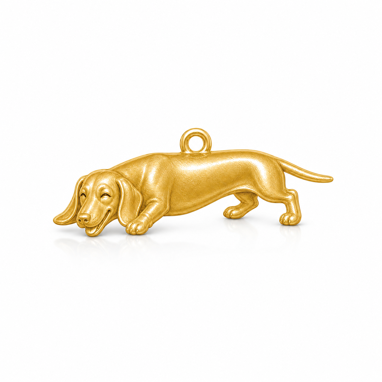 Soulyshine Dachshund smooth coat Personalized Pet Companion Charm Only