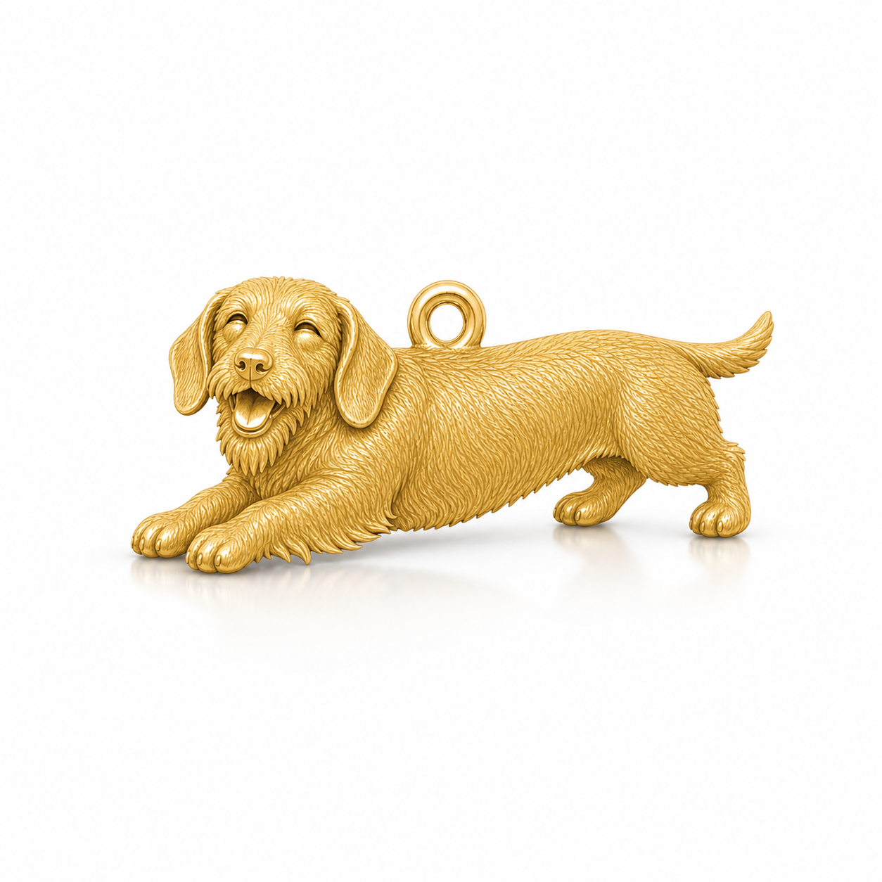 Soulyshine Dachshund wirehaired Personalized Pet Companion Charm Only
