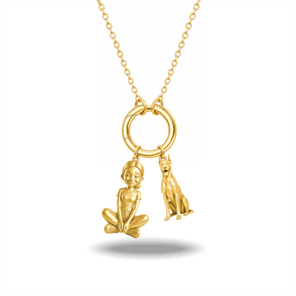 Doberman Pinscher - 18K Gold Vermeil - 1st