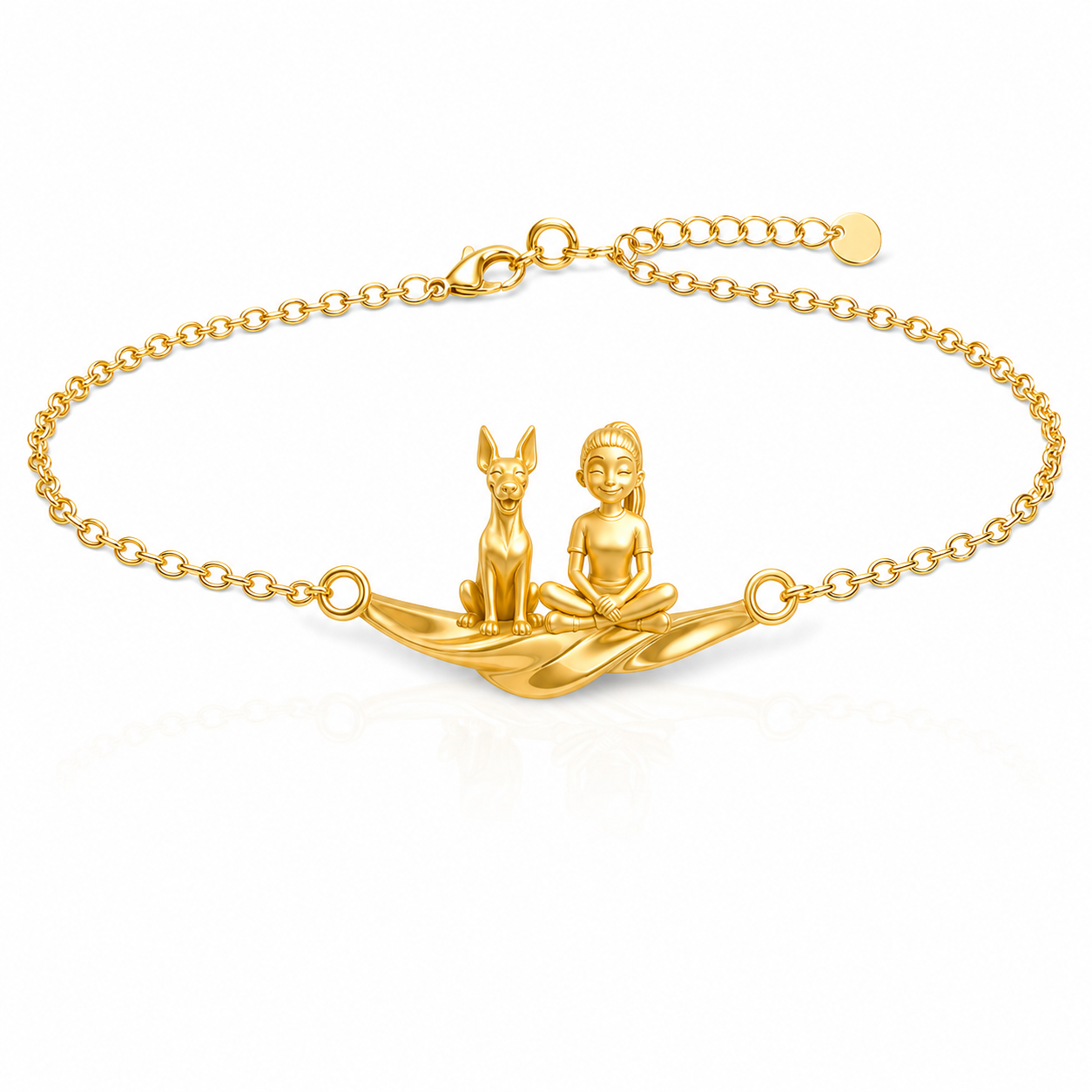 Doberman Pinscher - 18K Gold Vermeil - 1st
