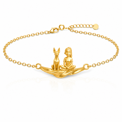 Doberman Pinscher - 18K Gold Vermeil - 1st