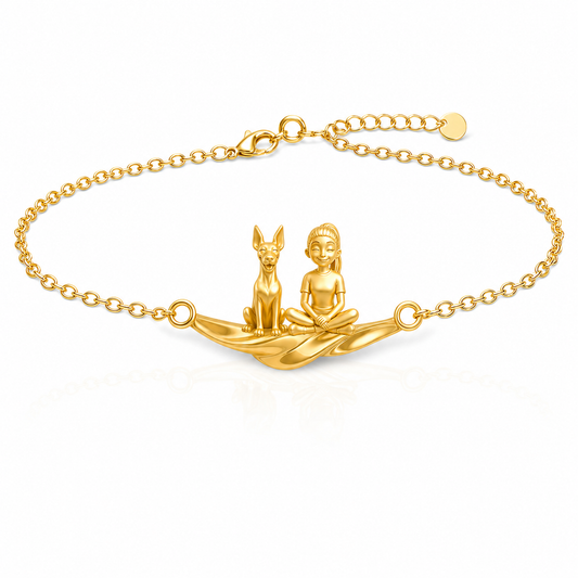 Doberman Pinscher - 18K Gold Vermeil - 1st