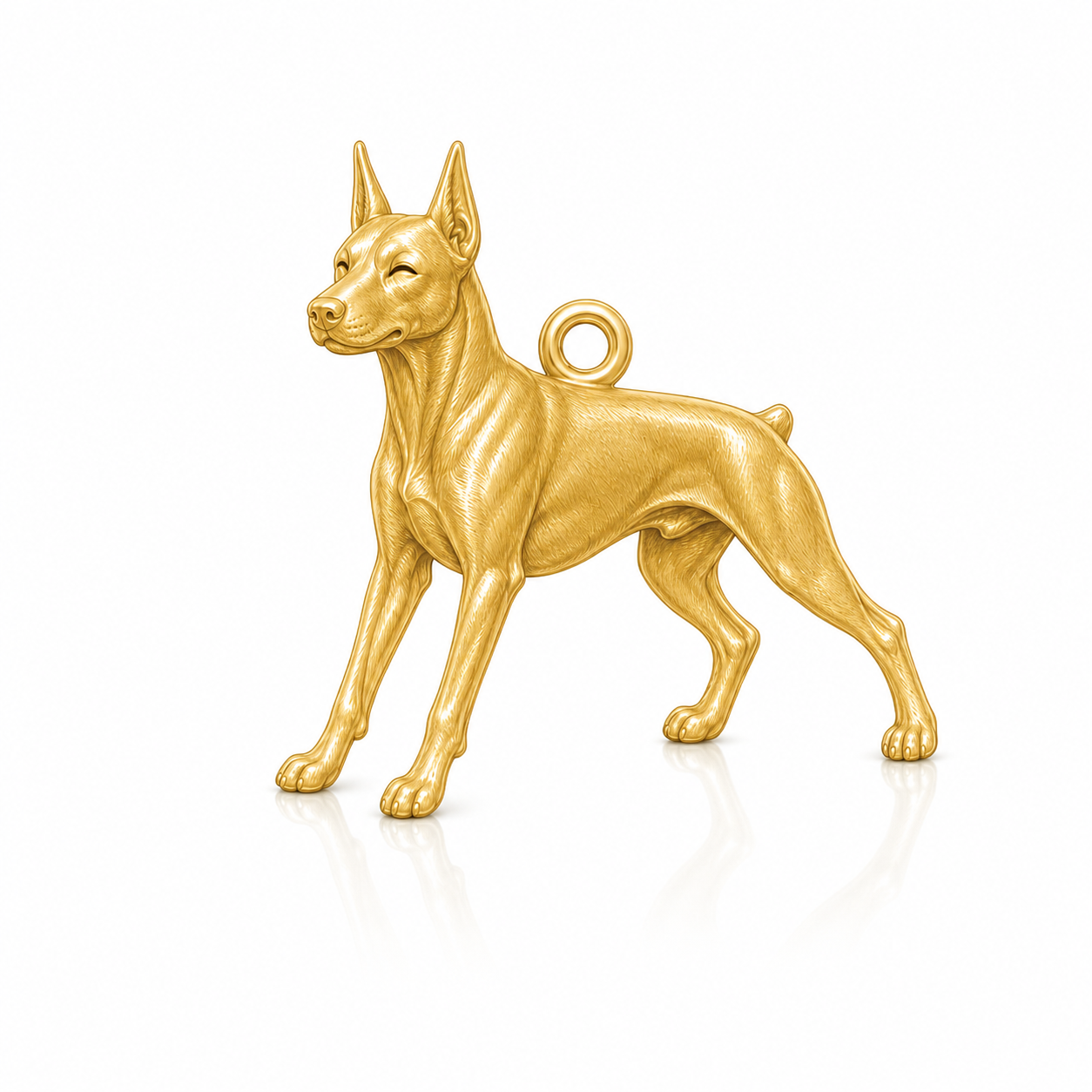 Soulyshine Doberman Pinscher Personalized Pet Companion Charm Only