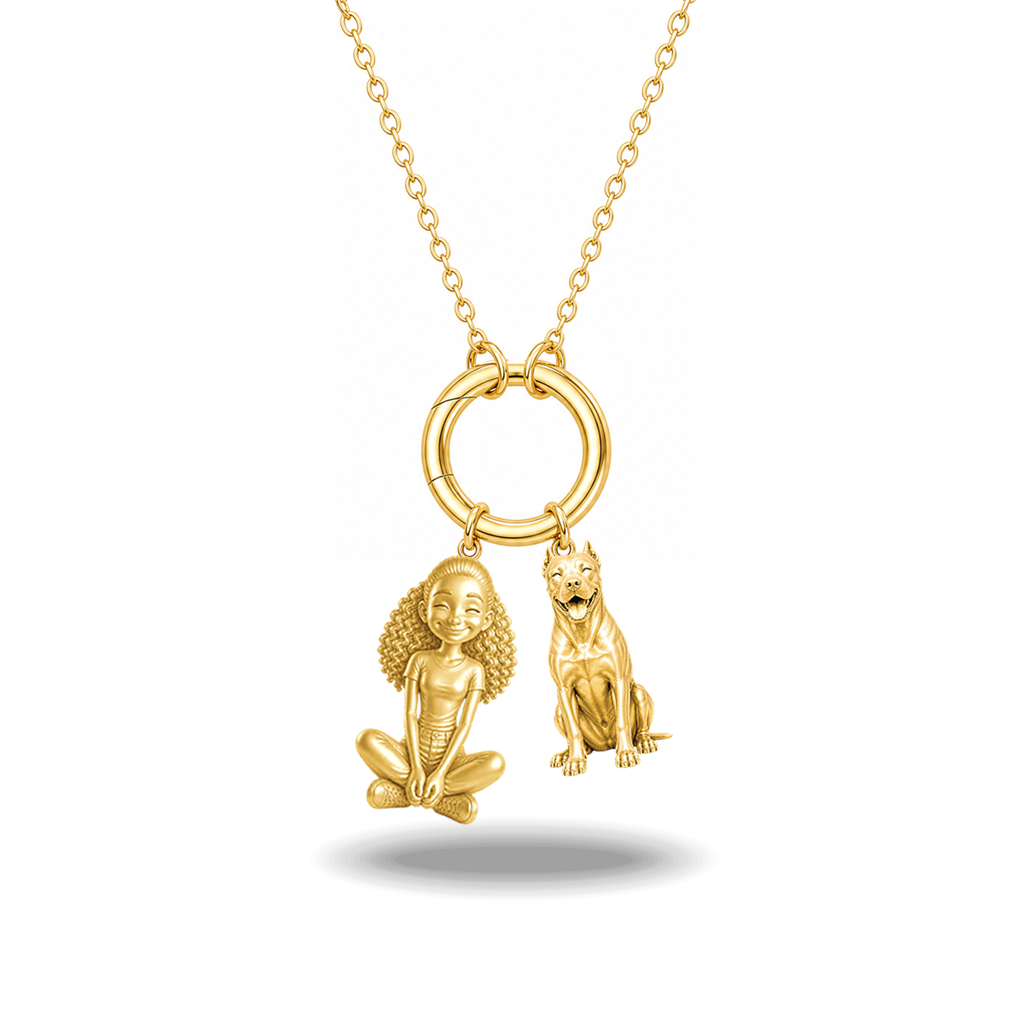 Dogo Argentino - 18K Gold Vermeil - 1st