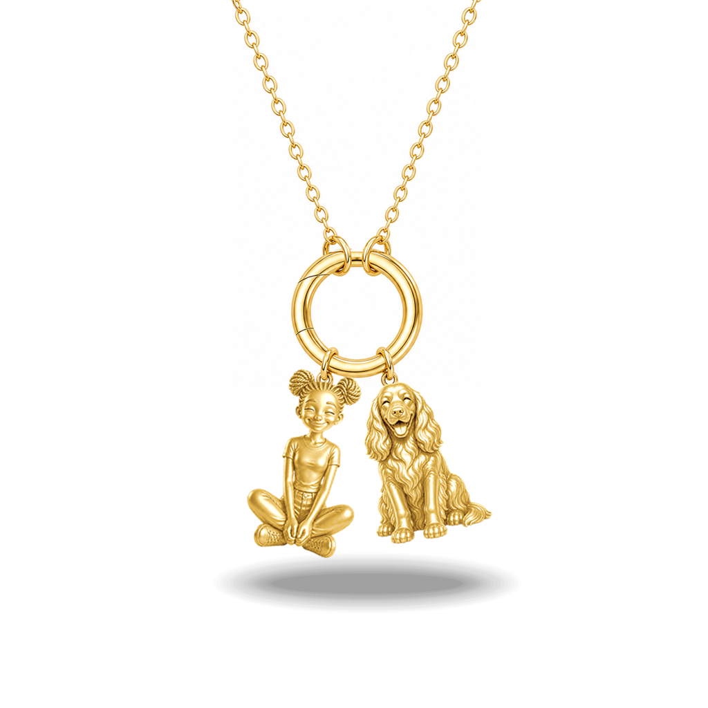 English Cocker Spaniel - 18K Gold Vermeil - 1st