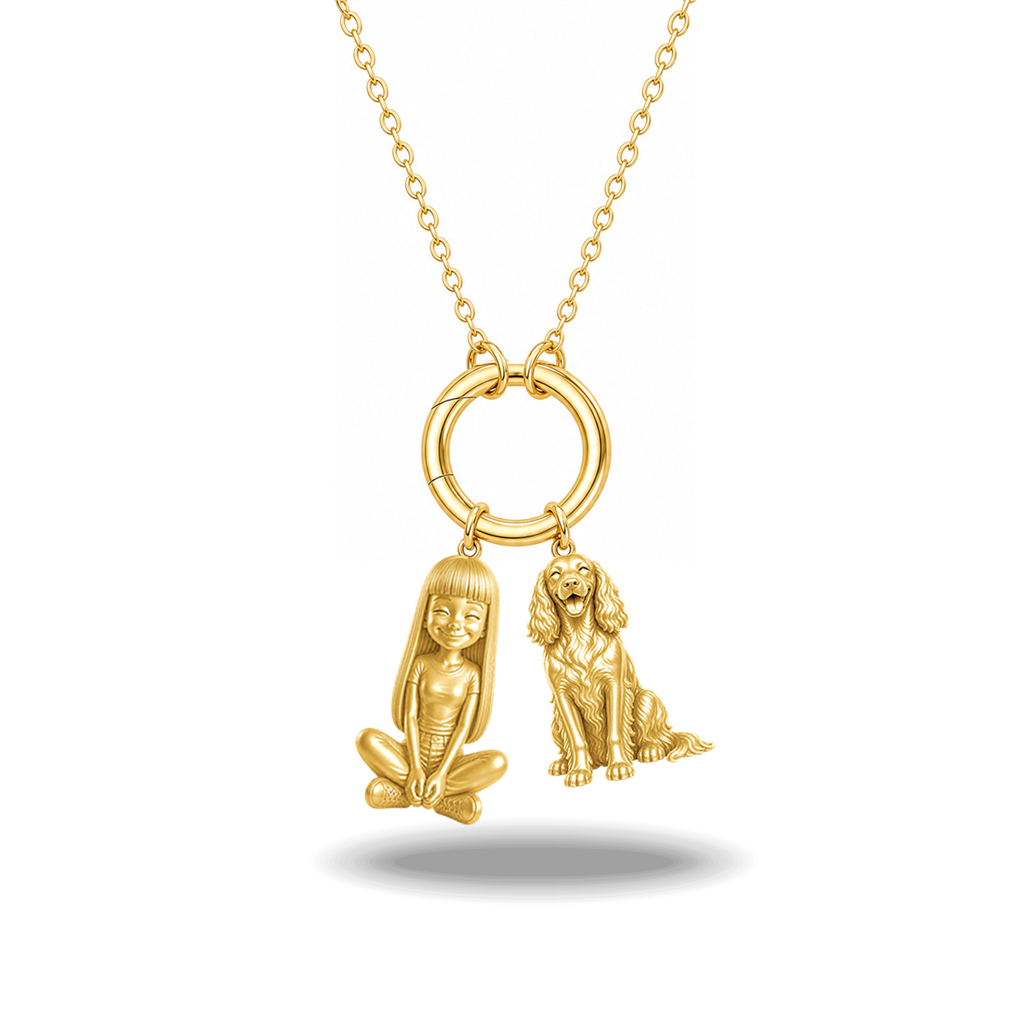 English Setter - 18K Gold Vermeil - 1st