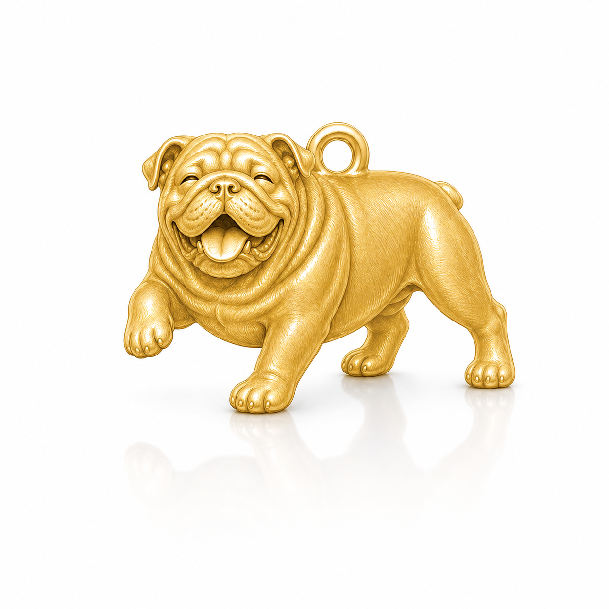 Soulyshine English Bulldog Personalized Pet Companion Charm Only