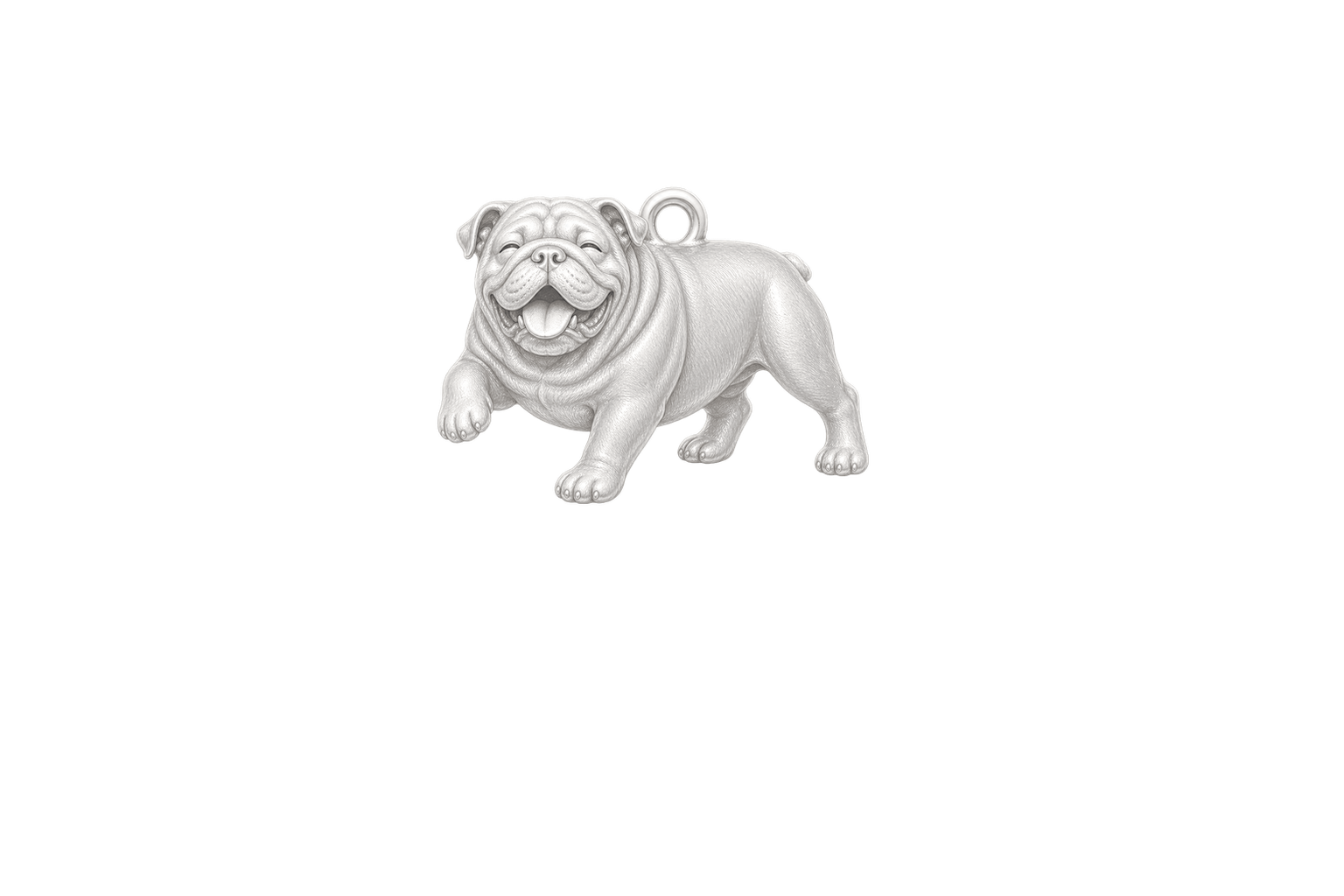 Soulyshine English Bulldog Little Love Charm Only - Image 1