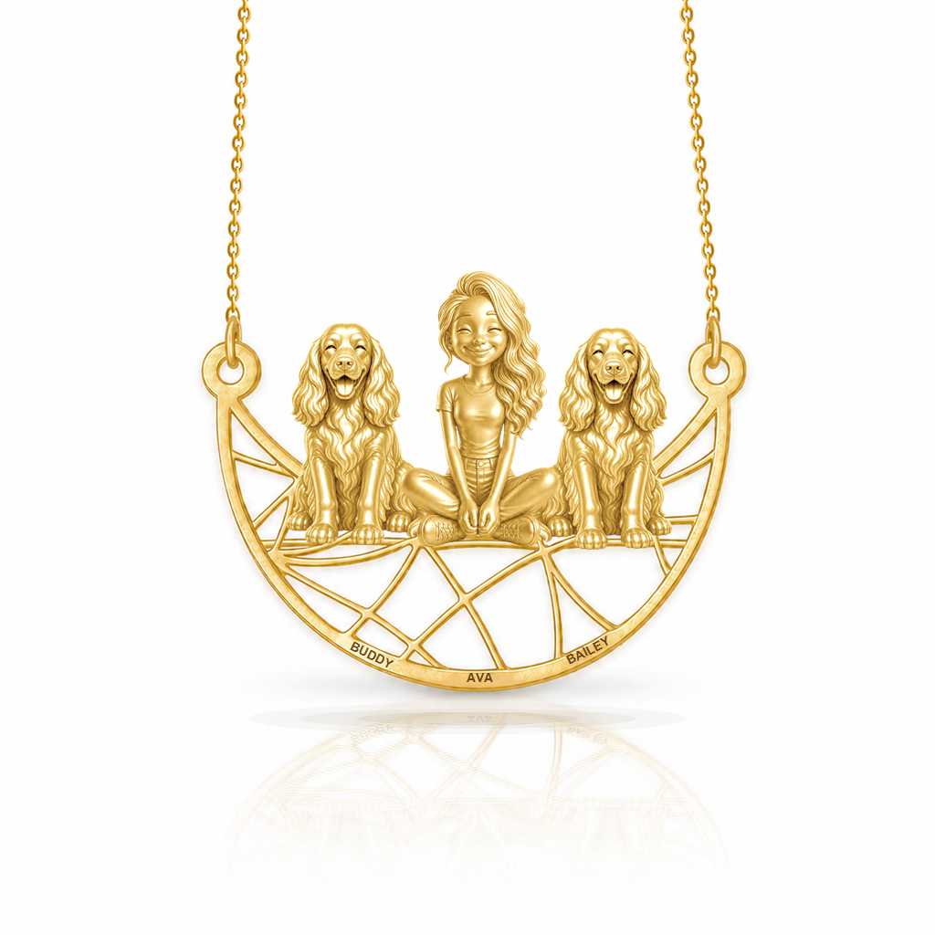 Soulyshine English Cocker Spaniel personalized companion necklace
