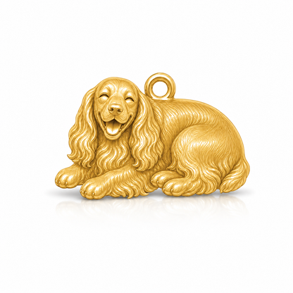 Soulyshine English Cocker Spaniel Personalized Pet Companion Charm Only