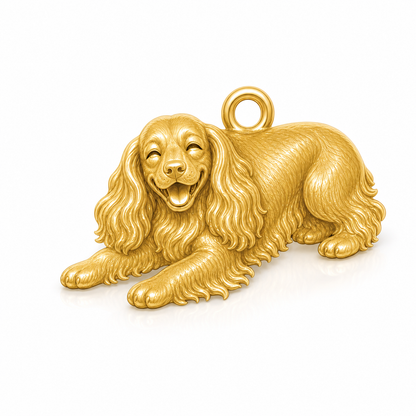 Soulyshine English Cocker Spaniel Personalized Pet Companion Charm Only