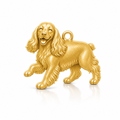 Soulyshine English Cocker Spaniel Personalized Pet Companion Charm Only