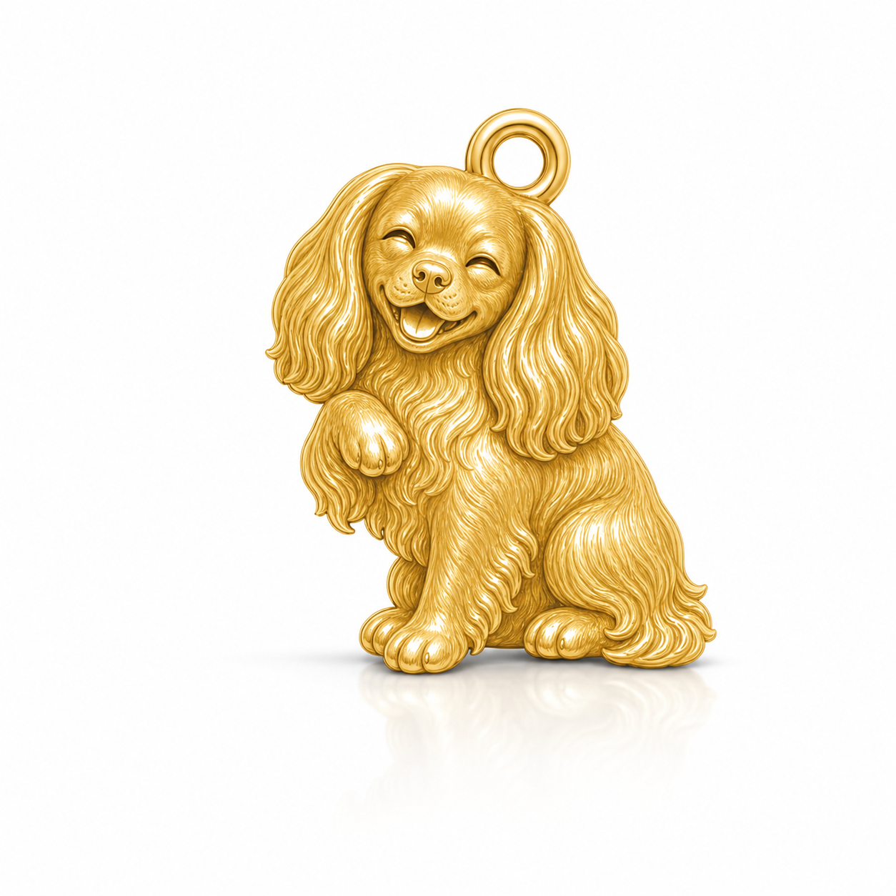 Soulyshine English Toy Spaniel Personalized Pet Companion Charm Only