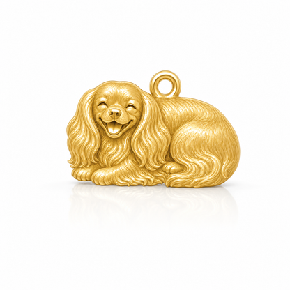 Soulyshine English Toy Spaniel Personalized Pet Companion Charm Only