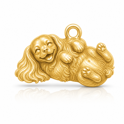 Soulyshine English Toy Spaniel Personalized Pet Companion Charm Only
