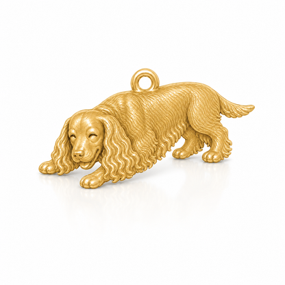 Soulyshine Field Spaniel Personalized Pet Companion Charm Only