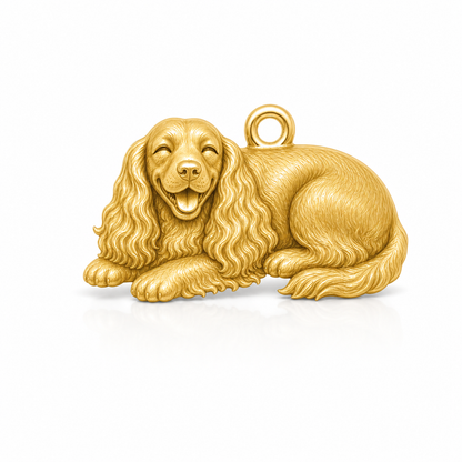 Soulyshine Field Spaniel Personalized Pet Companion Charm Only