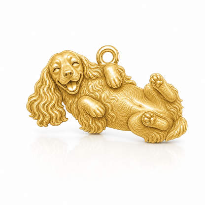 Soulyshine Field Spaniel Personalized Pet Companion Charm Only