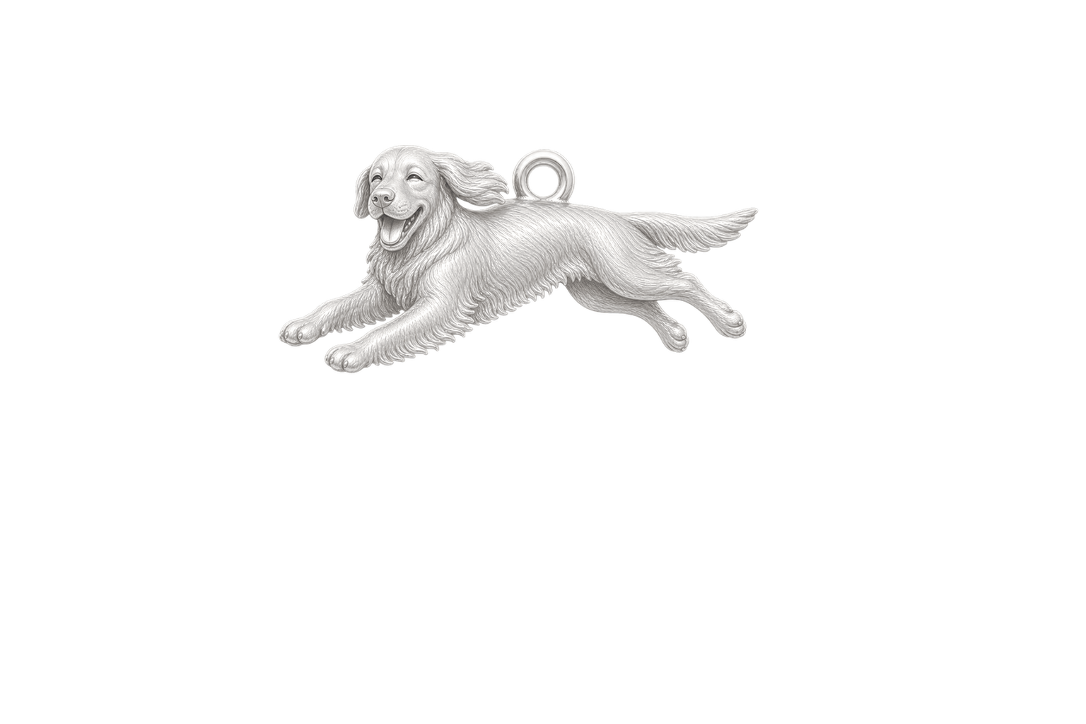 Soulyshine Flat Coated Retriever Little Love Charm Only - Image 1