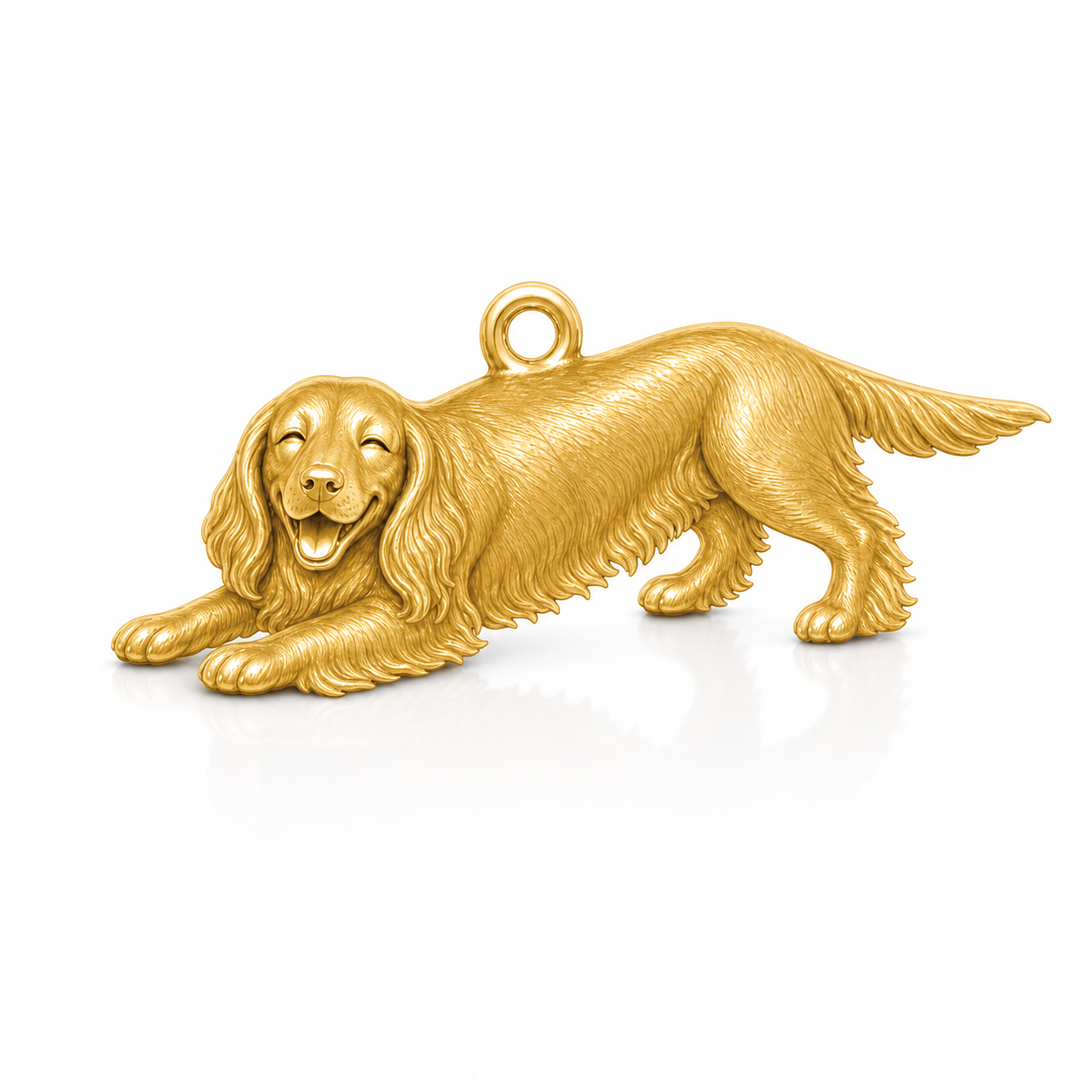 Soulyshine Flat Coated Retriever Personalized Pet Companion Charm Only